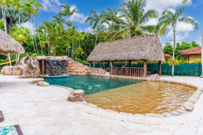 Waterfall Cove- resort pool with slide and waterfall